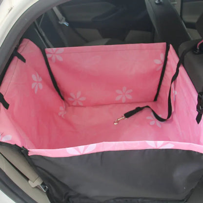 The Happy Tail Co™ Heavy-Duty Waterproof Car Seat Cover - Scratch-Proof Pet Hammock & Back Seat Protector