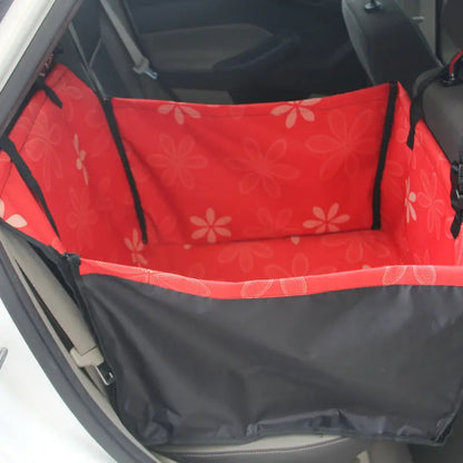The Happy Tail Co™ Heavy-Duty Waterproof Car Seat Cover - Scratch-Proof Pet Hammock & Back Seat Protector