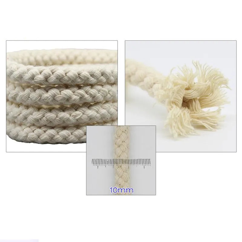 The Happy Tail Co.™ Heavy Duty Cotton Rope Knot Toy - Durable Tug-of-War & Dental Cleaning Rope for Dogs