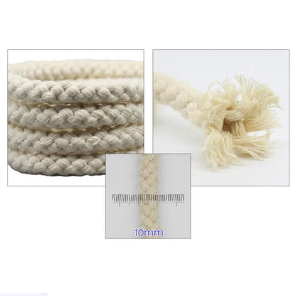 The Happy Tail Co.™ Heavy Duty Cotton Rope Knot Toy - Durable Tug-of-War & Dental Cleaning Rope for Dogs