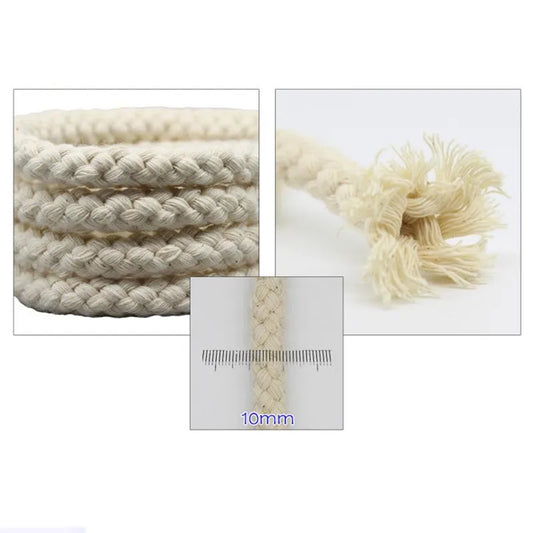 The Happy Tail Co.™ Heavy Duty Cotton Rope Knot Toy - Durable Tug-of-War & Dental Cleaning Rope for Dogs