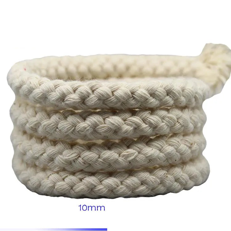 The Happy Tail Co.™ Heavy Duty Cotton Rope Knot Toy - Durable Tug-of-War & Dental Cleaning Rope for Dogs