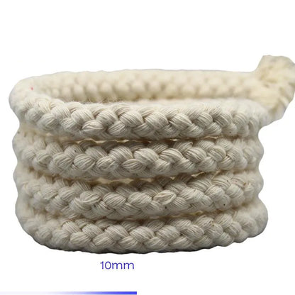 The Happy Tail Co.™ Heavy Duty Cotton Rope Knot Toy - Durable Tug-of-War & Dental Cleaning Rope for Dogs