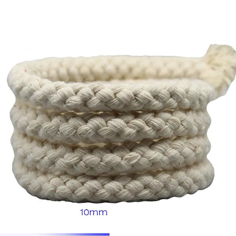 The Happy Tail Co.™ Heavy Duty Cotton Rope Knot Toy - Durable Tug-of-War & Dental Cleaning Rope for Dogs