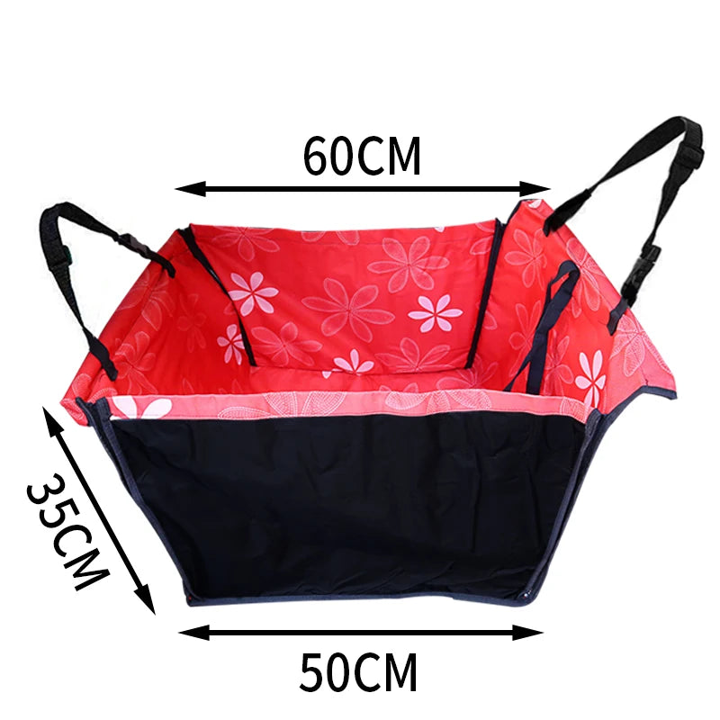 The Happy Tail Co™ Heavy-Duty Waterproof Car Seat Cover - Scratch-Proof Pet Hammock & Back Seat Protector