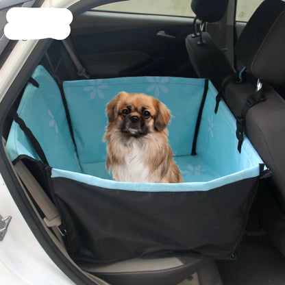 The Happy Tail Co™ Heavy-Duty Waterproof Car Seat Cover - Scratch-Proof Pet Hammock & Back Seat Protector