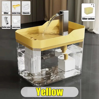 The Happy Tail Co™ Smart Silent Pet Water Fountain - 1.5L Auto Filter Drinking Dispenser for Cats & Dogs