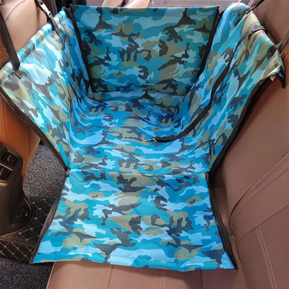 The Happy Tail Co™ Heavy-Duty Waterproof Car Seat Cover - Scratch-Proof Pet Hammock & Back Seat Protector
