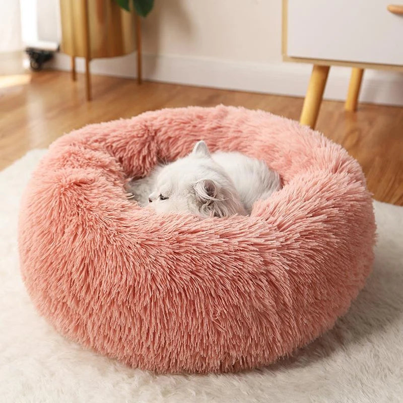 The Happy Tail Co™ Calming Donut Pet Bed - Anti-Anxiety & Ultra-Soft ...Ultra-Soft - Premium Edition