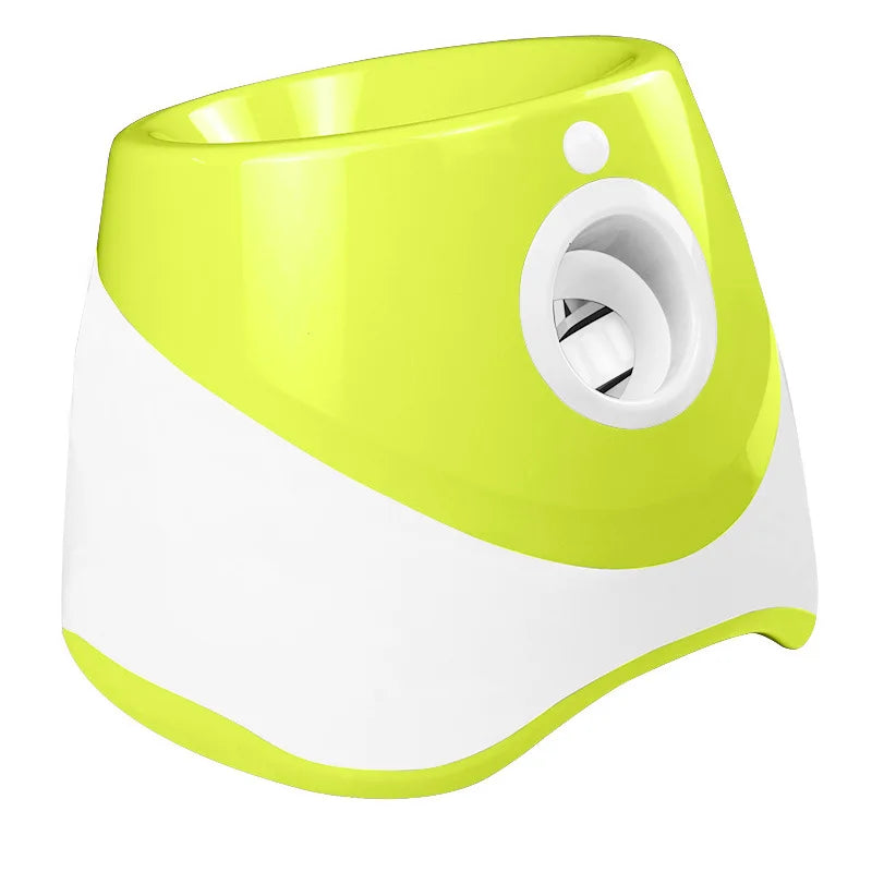 The Happy Tail Co™ Pro-Series Automatic Dog Ball Launcher - Interactive Rechargeable Fetch Machine with 3 Tennis Balls