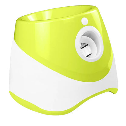 The Happy Tail Co™ Pro-Series Automatic Dog Ball Launcher - Interactive Rechargeable Fetch Machine with 3 Tennis Balls