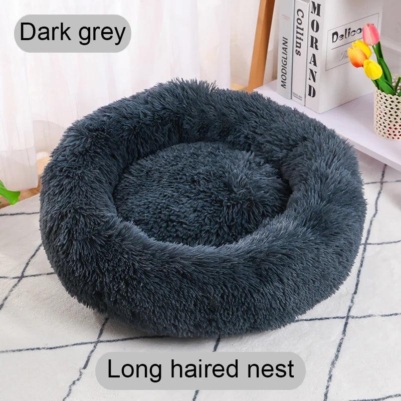 The Happy Tail Co™ Calming Donut Pet Bed - Anti-Anxiety & Ultra-Soft ...Ultra-Soft - Premium Edition