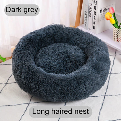 The Happy Tail Co™ Calming Donut Pet Bed - Anti-Anxiety & Ultra-Soft ...Ultra-Soft - Premium Edition