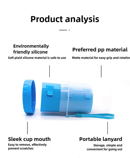 The Happy Tail Co™ Automatic Pet Paw Cleaner Cup - Soft Silicone Deep Wash Tool for Muddy Paws