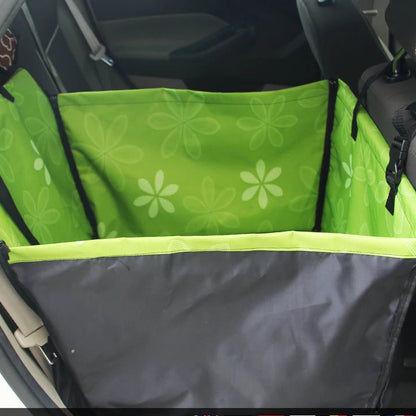 The Happy Tail Co™ Heavy-Duty Waterproof Car Seat Cover - Scratch-Proof Pet Hammock & Back Seat Protector