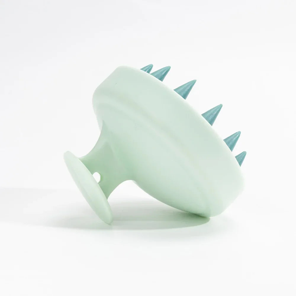 The Happy Tail Co 2Pcs Premium Silicone Bath Brush Set - Soft Body Scrubber with Long Handle for Deep Cleansing & Massage
