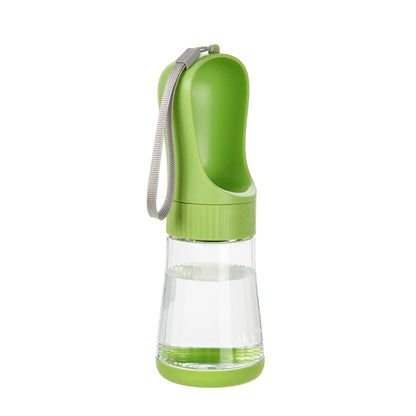 The Happy Tail Co™ Portable 2-in-1 Pet Water Bottle & Food Container - Leak-Proof Travel Dispenser for Dogs & Cats