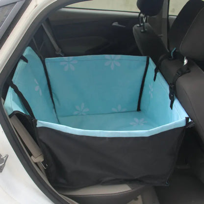 The Happy Tail Co™ Heavy-Duty Waterproof Car Seat Cover - Scratch-Proof Pet Hammock & Back Seat Protector