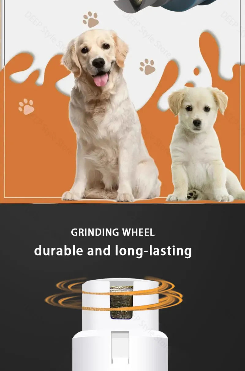 The Happy Tail Co™ Professional LED Pet Nail Grinder - Safe & Quiet Electric Trimmer for Dogs & Cats