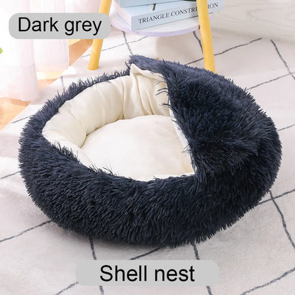The Happy Tail Co™ Calming Donut Pet Bed - Anti-Anxiety & Ultra-Soft ...Ultra-Soft - Premium Edition