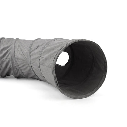 The Happy Tail Co™ Adventure Foldable Cat Tunnel - 3-Hole Interactive Play Tube for Indoor Cats & Kittens