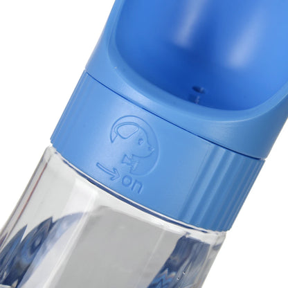 The Happy Tail Co™ Portable 2-in-1 Pet Water Bottle & Food Container - Leak-Proof Travel Dispenser for Dogs & Cats