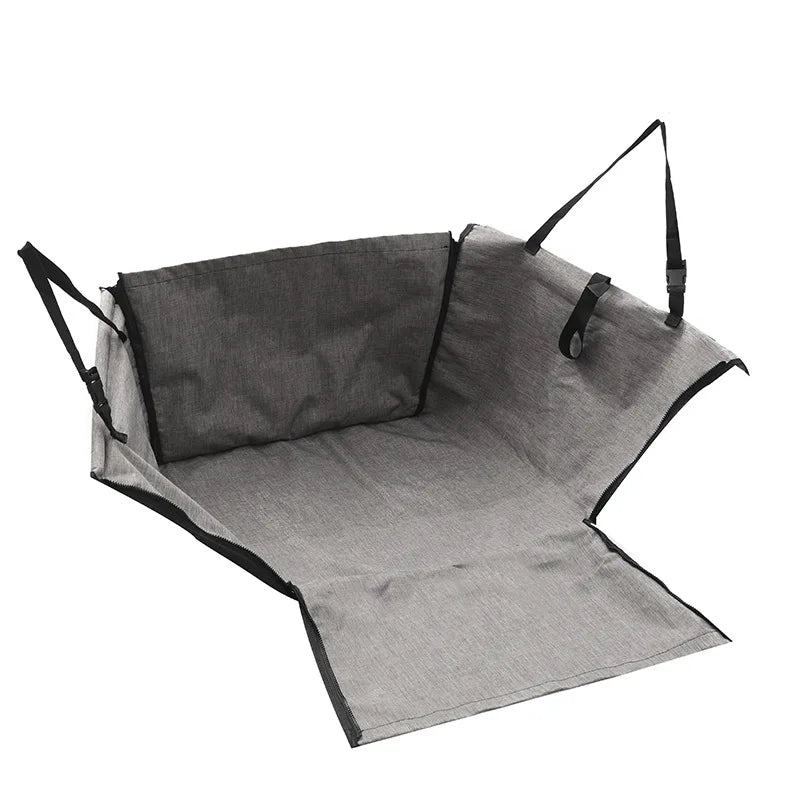 The Happy Tail Co™ Heavy-Duty Waterproof Car Seat Cover - Scratch-Proof Pet Hammock & Back Seat Protector