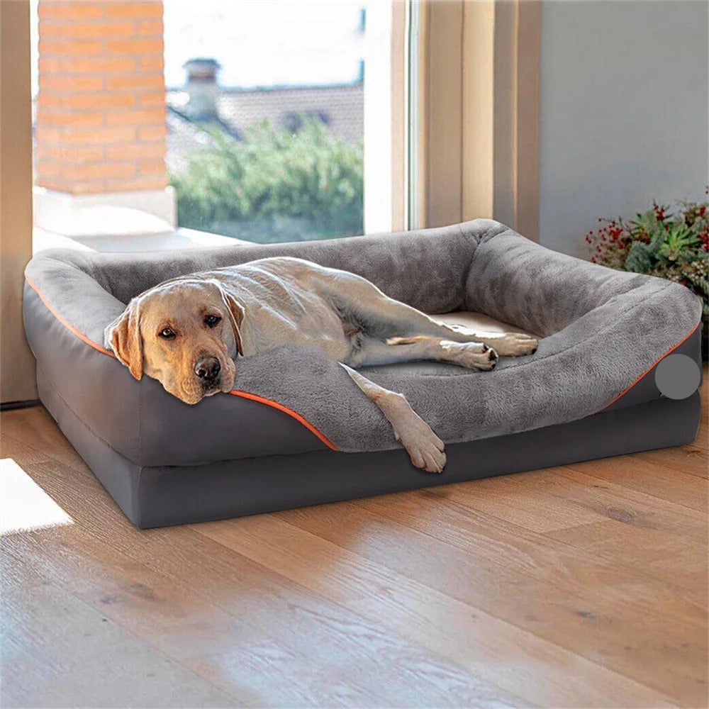 The Happy Tail Co™ Orthopedic Memory Foam Pet Sofa - Waterproof & Breathable Comfort
