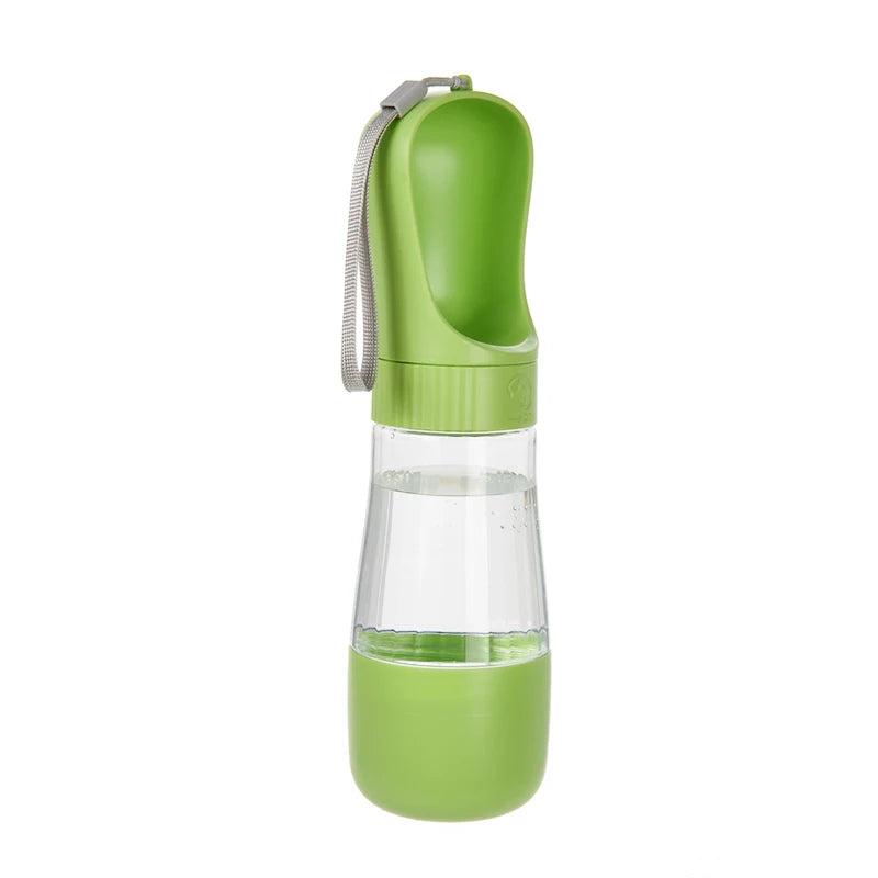 The Happy Tail Co™ Portable 2-in-1 Pet Water Bottle & Food Container - Leak-Proof Travel Dispenser for Dogs & Cats