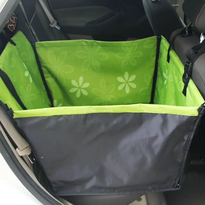 The Happy Tail Co™ Heavy-Duty Waterproof Car Seat Cover - Scratch-Proof Pet Hammock & Back Seat Protector