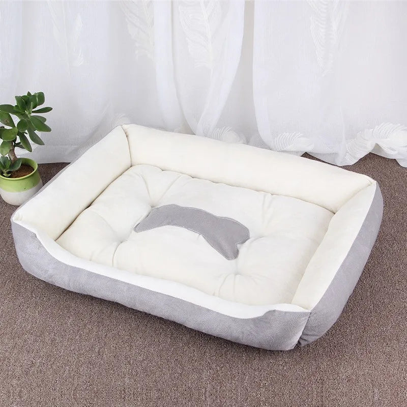 The Happy Tail Co Viral Plush Orthopedic Pet Bed - Warm Donut Cuddle Sofa for Dogs & Cats