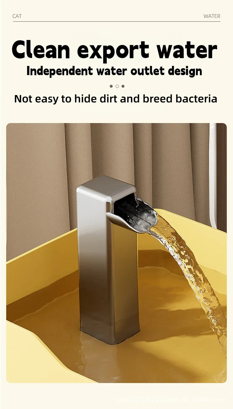The Happy Tail Co™ Smart Silent Pet Water Fountain - 1.5L Auto Filter Drinking Dispenser for Cats & Dogs