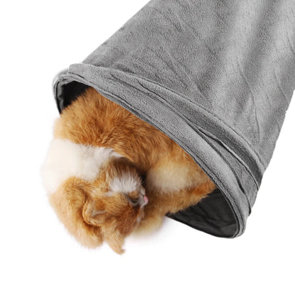 The Happy Tail Co™ Adventure Foldable Cat Tunnel - 3-Hole Interactive Play Tube for Indoor Cats & Kittens