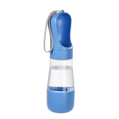 The Happy Tail Co™ Portable 2-in-1 Pet Water Bottle & Food Container - Leak-Proof Travel Dispenser for Dogs & Cats