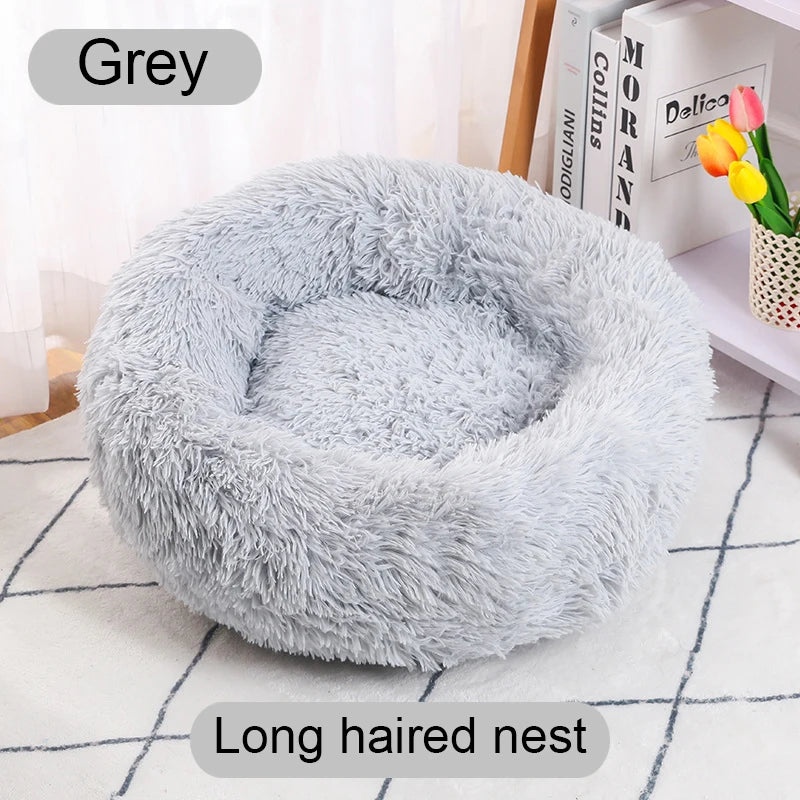 The Happy Tail Co™ Calming Donut Pet Bed - Anti-Anxiety & Ultra-Soft ...Ultra-Soft - Premium Edition