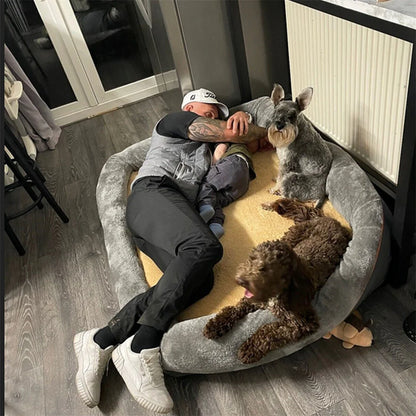 The Happy Tail Co™ Orthopedic Memory Foam Pet Sofa - Waterproof & Breathable Comfort