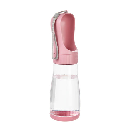The Happy Tail Co™ Portable 2-in-1 Pet Water Bottle & Food Container - Leak-Proof Travel Dispenser for Dogs & Cats