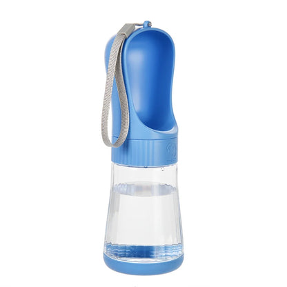 The Happy Tail Co™ Portable 2-in-1 Pet Water Bottle & Food Container - Leak-Proof Travel Dispenser for Dogs & Cats