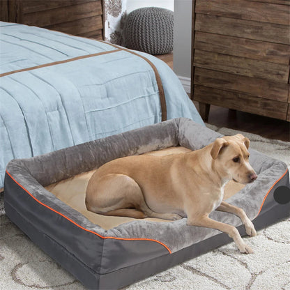 The Happy Tail Co™ Orthopedic Memory Foam Pet Sofa - Waterproof & Breathable Comfort