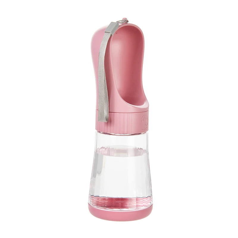 The Happy Tail Co™ Portable 2-in-1 Pet Water Bottle & Food Container - Leak-Proof Travel Dispenser for Dogs & Cats