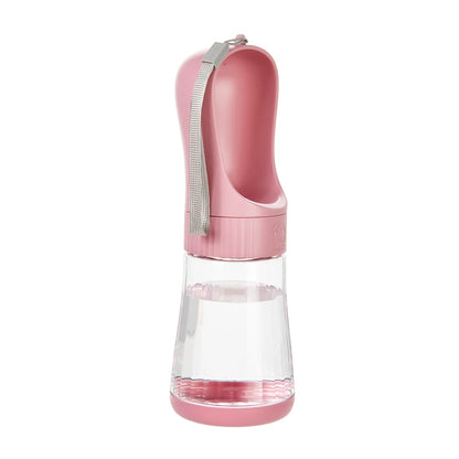 The Happy Tail Co™ Portable 2-in-1 Pet Water Bottle & Food Container - Leak-Proof Travel Dispenser for Dogs & Cats