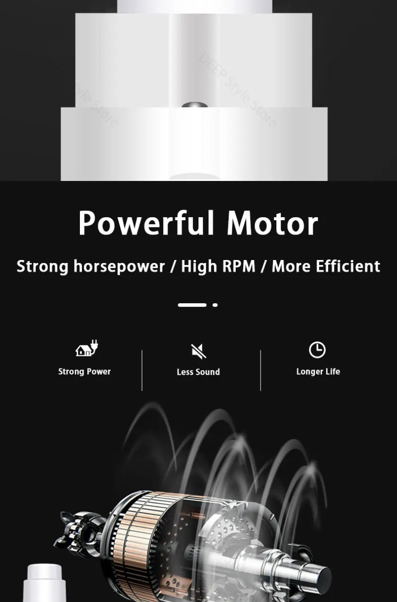 The Happy Tail Co™ Professional LED Pet Nail Grinder - Safe & Quiet Electric Trimmer for Dogs & Cats