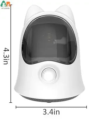 The Happy Tail Co™ Smart Interactive Automatic Laser Cat Toy - 360° Rotating Laser Pointer for Indoor Cats & Kittens