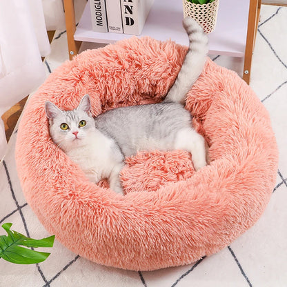 The Happy Tail Co™ Calming Donut Pet Bed - Anti-Anxiety & Ultra-Soft ...Ultra-Soft - Premium Edition