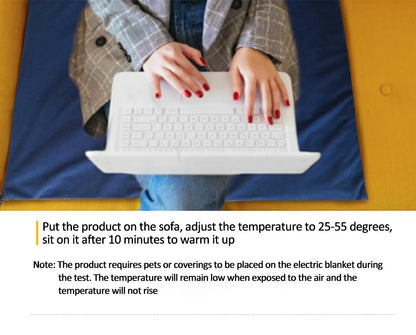 The Happy Tail Co™ Smart Electric Heating Pad - Waterproof Winter Warmer with Adjustable Temperature