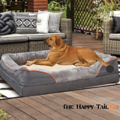 The Happy Tail Co™ Orthopedic Memory Foam Pet Sofa - Waterproof & Breathable Comfort