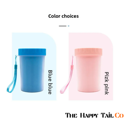 The Happy Tail Co™ Automatic Pet Paw Cleaner Cup - Soft Silicone Deep Wash Tool for Muddy Paws