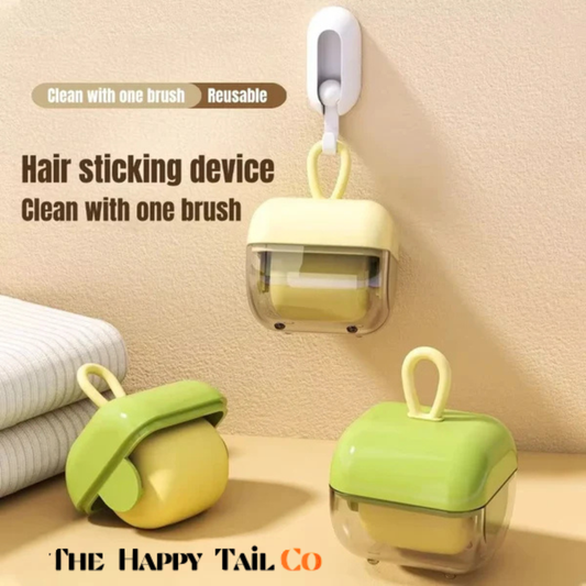 The Happy Tail Co Reusable & Washable Lint Roller - Strong Adhesive Pet Hair Remover for Clothes & Furniture