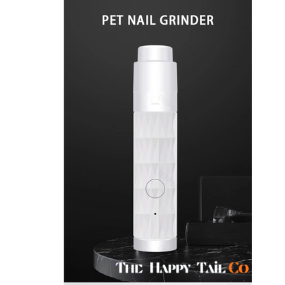 The Happy Tail Co™ Professional LED Pet Nail Grinder - Safe & Quiet Electric Trimmer for Dogs & Cats