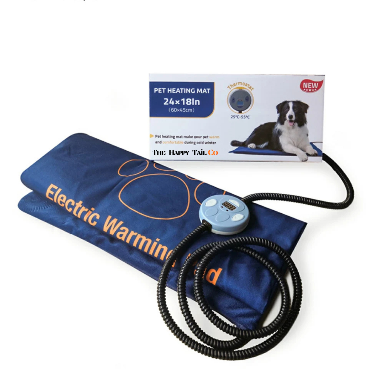The Happy Tail Co™ Smart Electric Heating Pad - Waterproof Winter Warmer with Adjustable Temperature